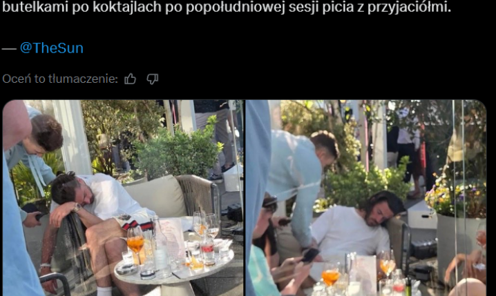 Jack Grealish i jego ''FORMA'' w barze z koktajlami...